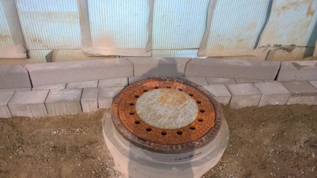 Präzise Aussparung Schachtbauwerk