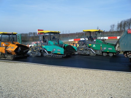 Straßenbau Nürburgring Asphaltierung
